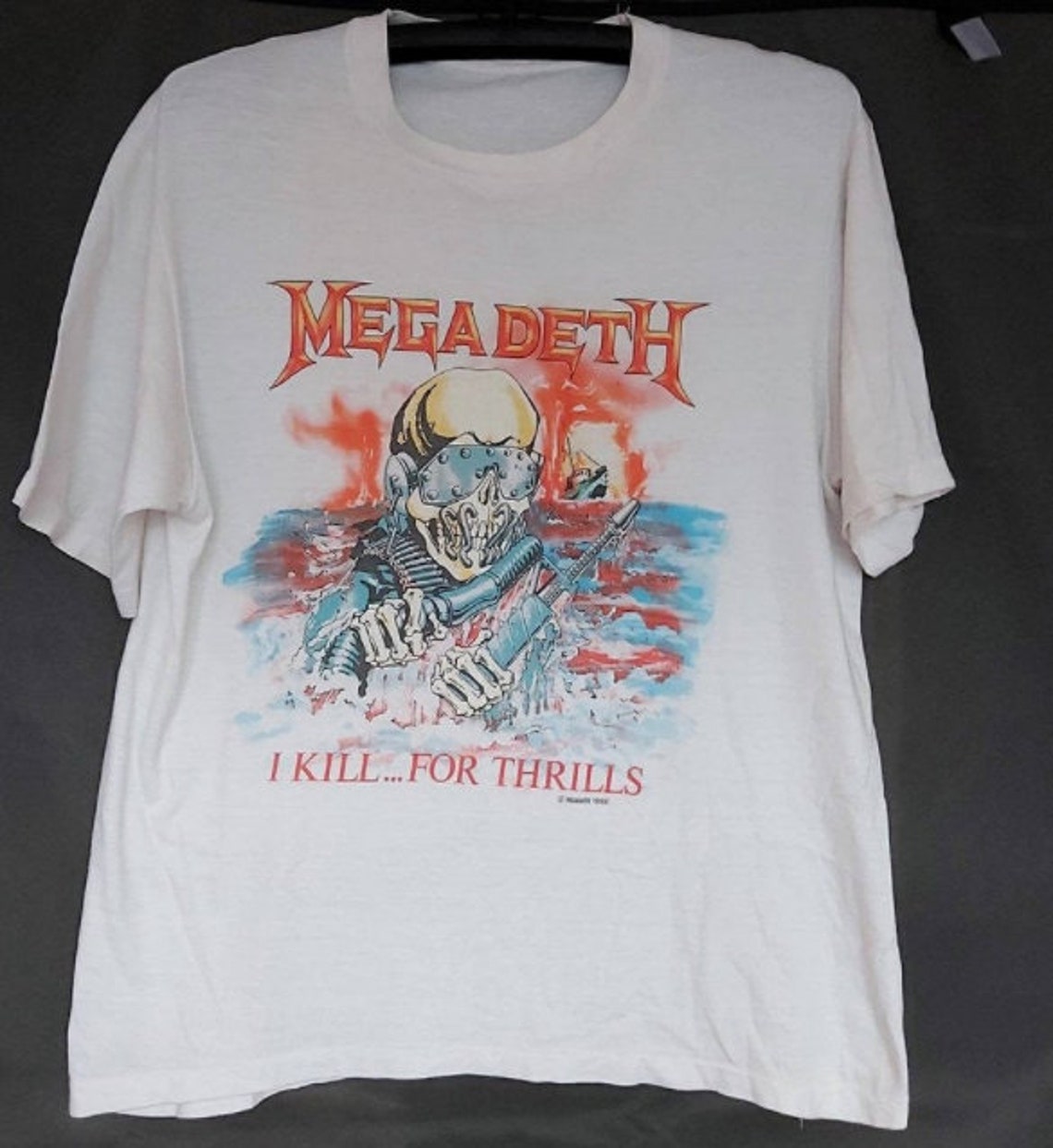 megadeth tour shirts