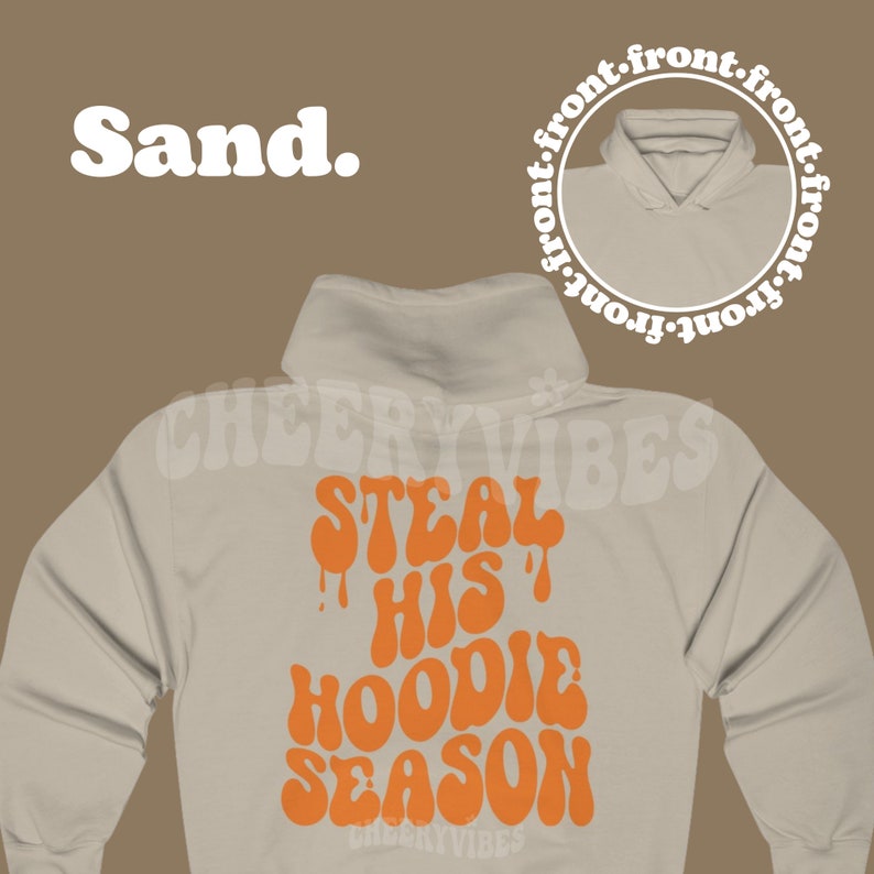 Steal His Hoodie Season Fall Funny Halloween Aesthetic Etsy
