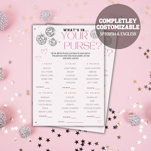 COMPLETELY EDITABLE disco bridal shower games, retro bridal shower games bundle, 70s bridal shower games set, disco ball sparkle