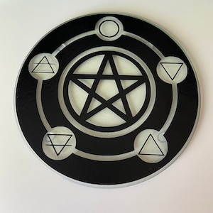 ALTAR Plate | PENTACLE Plate | Witchcraft Plate