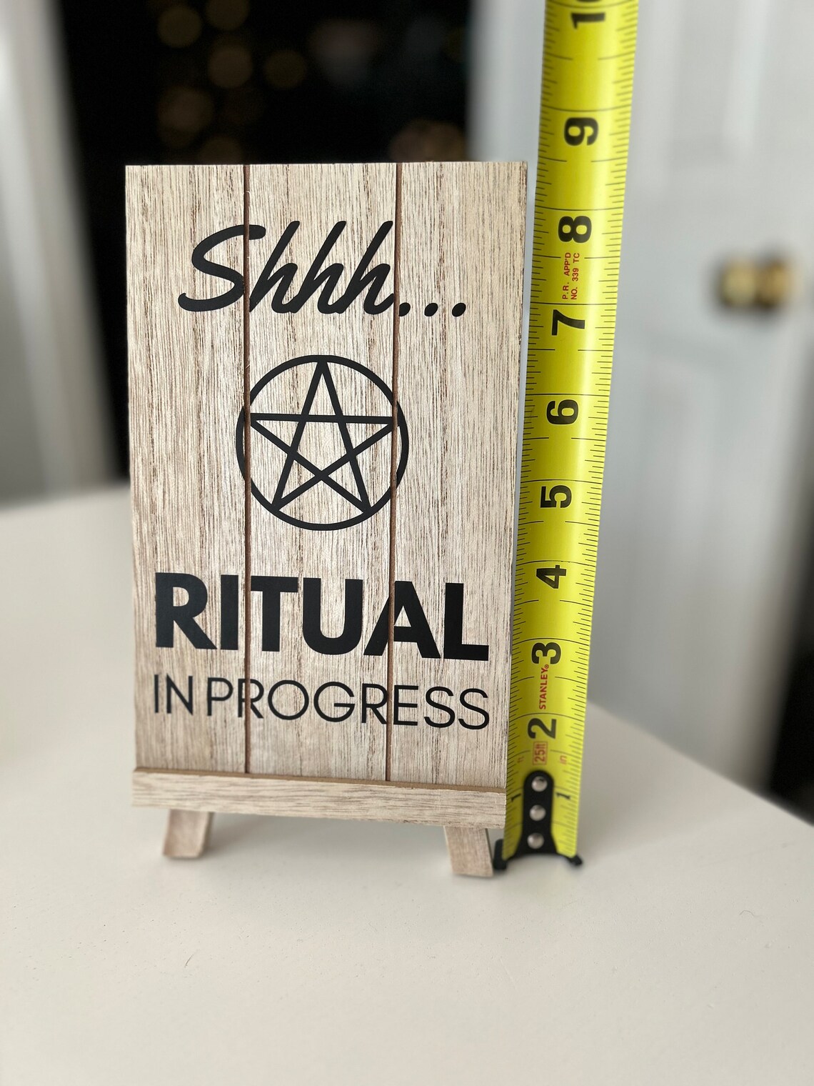 Pentacle Ritual in Progress Sign - Etsy