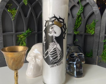 La Santa Muerte Candle | Deity Candle | La Santa Muerte Candle White