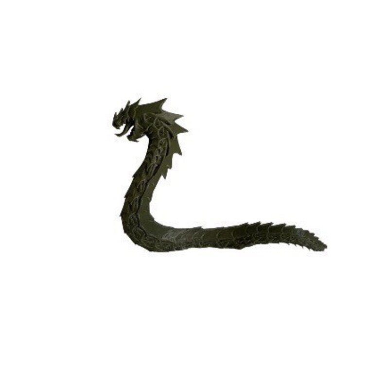 BASILISK STATUE 3D Printed Mythical Art Collectible Reptile Etsy Ireland