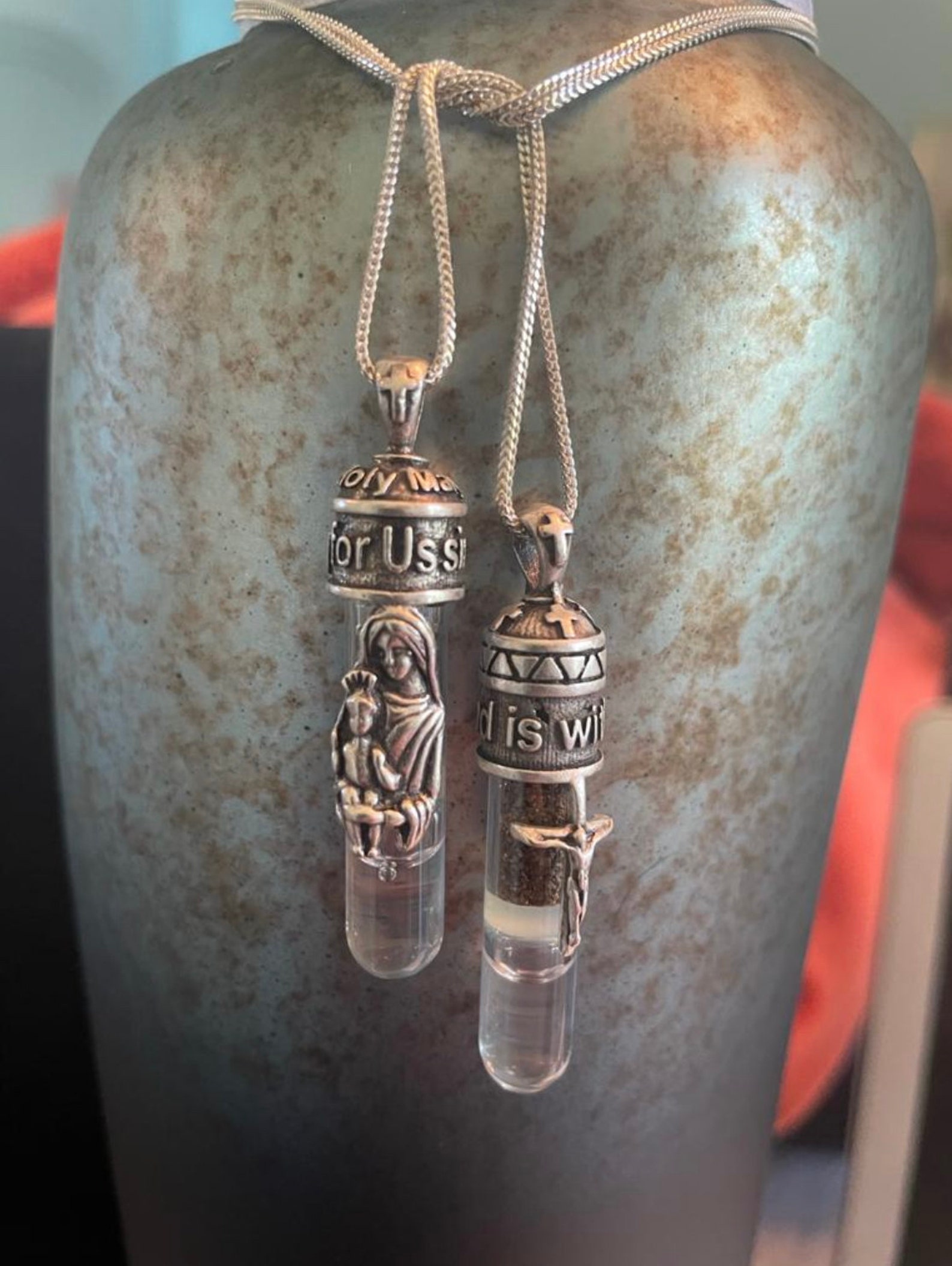 Holy Water Necklace Etsy