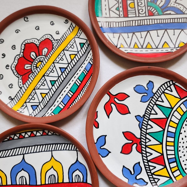 Terracotta Plate Etsy