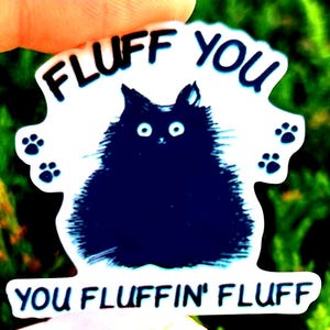 You Fluffin Fluff Cat Coverminder/Needleminder