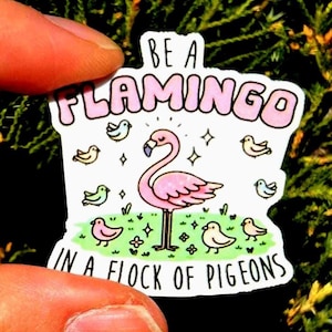 Be A Flamingo In A Flock Of Pigeons Coverminder/Needleminder