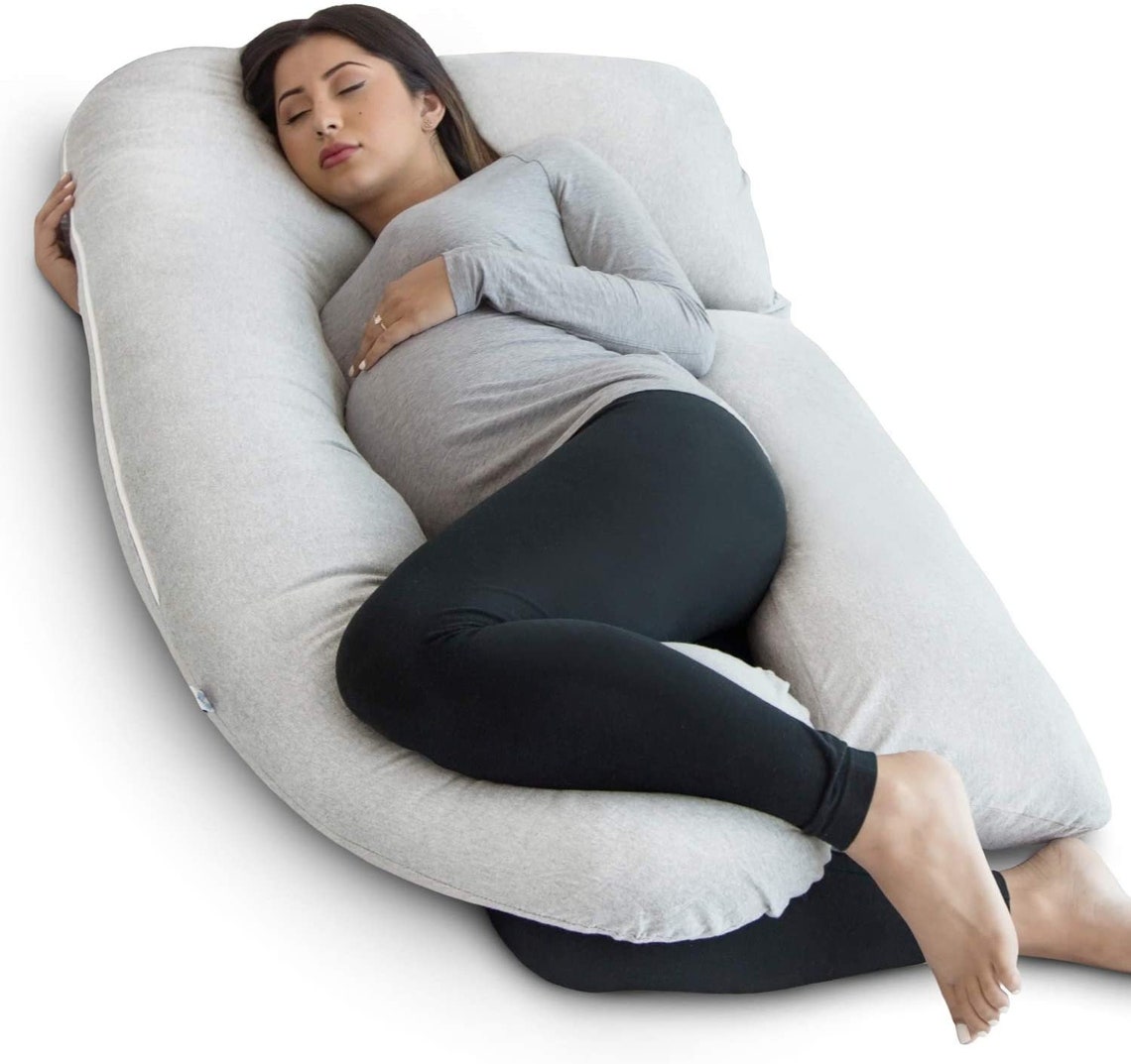 U Shape Pregnancy Pillow Maternity Pillow with Detachable Etsy
