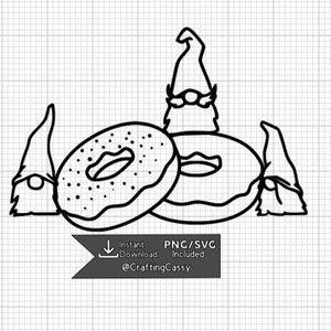 Gnomes and Donuts SVG