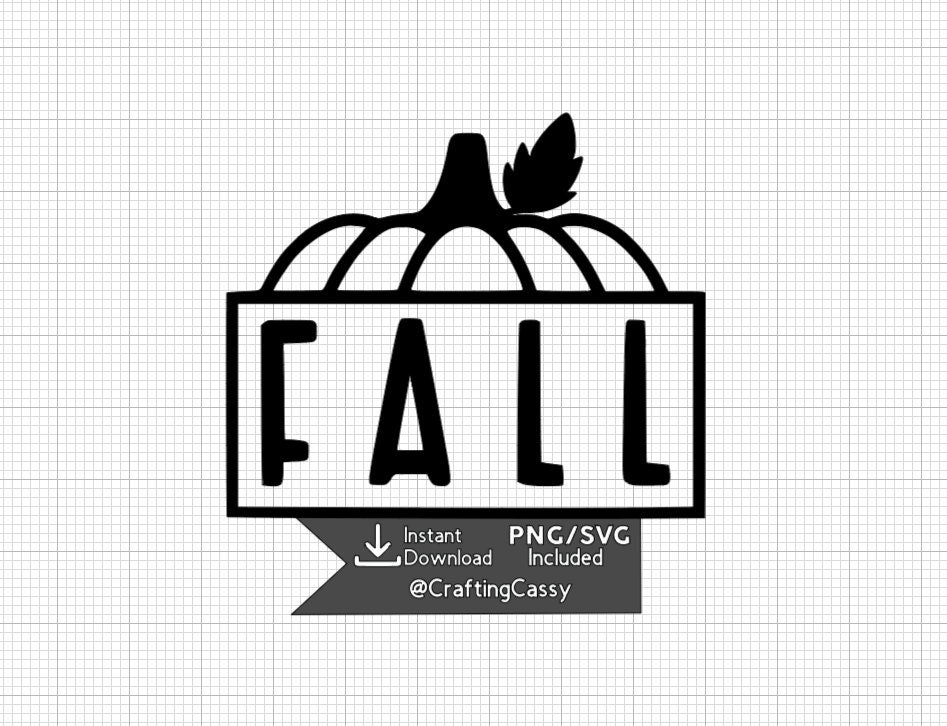 Vertical Fall Svg Fall Pumpkin SVG, PNG Cricut Cut File (digital Download) - Etsy