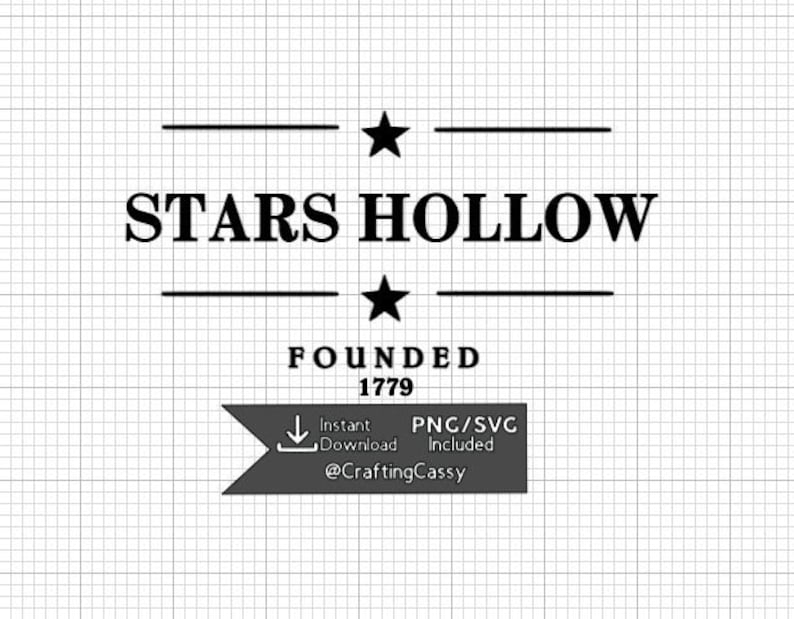 Stars Hollow SVG Etsy