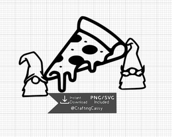 Gnomes and Pizza SVG