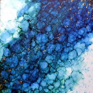 Alcohol Ink Art Original, Beautiful Artwork, Home Decor, Abstract Wall Painting