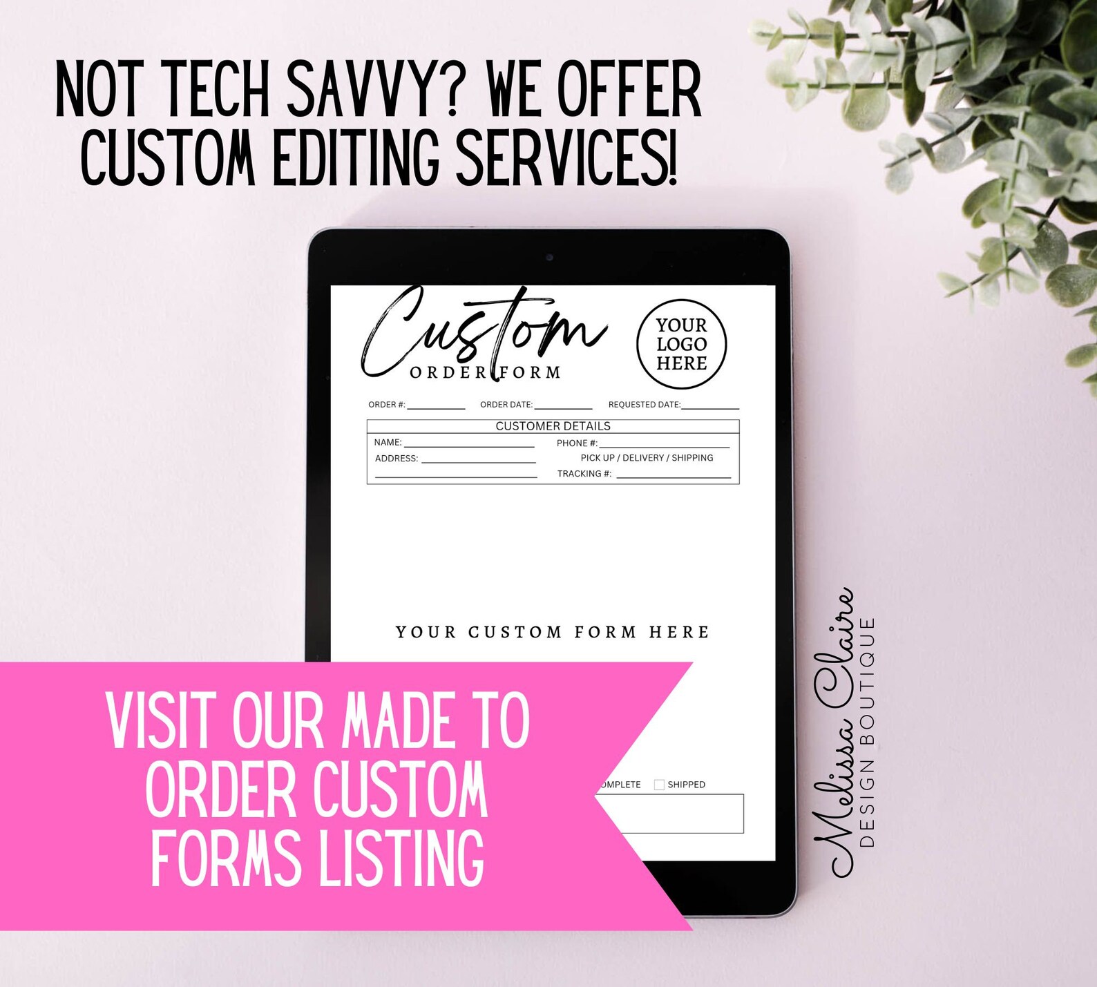 Editable Keychain Order Form Template, Custom Keychain Form, Order ...