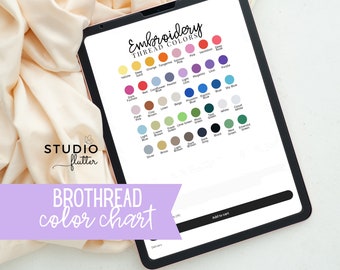 Chart Color Embroidery Thread Color Chart Brother Brothread 40 Embroidery Business Thread Color Chart