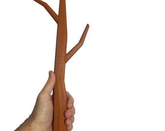 Gorilla Tag Moderator Stick Life Size Prop 14” Inches Tall Low Poly Design - Cosplay or Decoration - Gorilla Tag Accessory