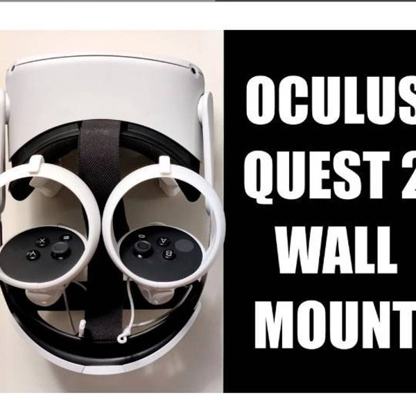 Oculus quest 2 wall mount | Quest wall mount | vr wall mount | quest hanger | VR accessories