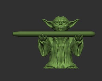 Yoda Pen Holder - jewelry Tray - starwars Desk Accessory - Office Organizer -  Mens Gift Ideas - Tool box Nerd Gift - pencil holder
