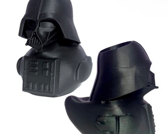 Darth Vader Duck Pen Holder | Cruising Ducks | Star Wars Office Accessories | Kyber Krystal Holder