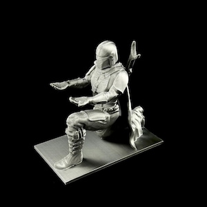 Mandalorian Pen Holder - lightsaber pen - Star Wars Desk Accessory - Office Organizer - Disney Fan Gift -  Mens Gift Ideas - Tool Holder
