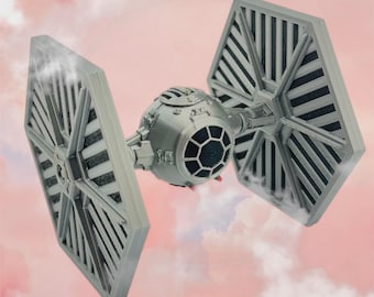 STL Star Wars TIE Fighter Model Kit STL – 3D Print Display, Multi-Color or Single, No Glue Needed – Printable Spaceship Gift