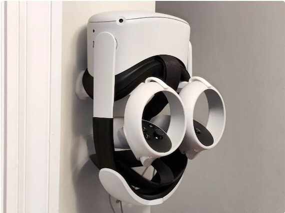 Oculus Quest 2 Wall Mount Quest Wall Mount Vr Wall Mount Etsy