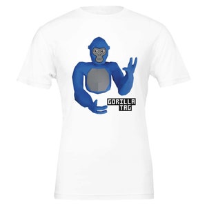 Camiseta unisex de cuello redondo premium para adultos Gorilla Tag