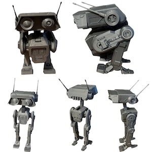Posable BD-1 Droid from Fallen Order Game - option posable to 20&quot; Tall | Star Wars-Inspired Cal Kestis Droid | Articulated Droid Collectible