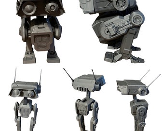 Posable BD-1 Droid from Fallen Order Game - option posable to 20" Tall | Star Wars-Inspired Cal Kestis Droid | Articulated Droid Collectible