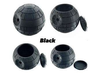 Death Star Pen holder with screw top & flat bottom  2”- 8”inch wide options - Tool Organizer for Star Wars Fan | DS-1 Orbital Battle Station