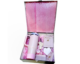 Bridesmaid Gift Box With 40 Oz Stanley Tumbler - Wedding - Bridal Shower - Will You Be My Brides Maid? -