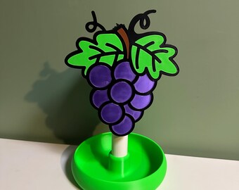 Grape Headphone Holder With Storage  - Desk Accessory Organized Office Workspace