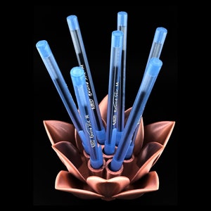 Lotus Pen Holder - Flower Jewelry Tray - Desk Accessory - Office Organizer -  Mens Gift Ideas - Tool box Nerd Gift - pencil holder