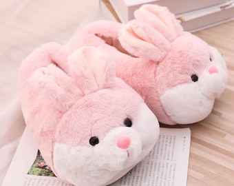 soft bunny slippers