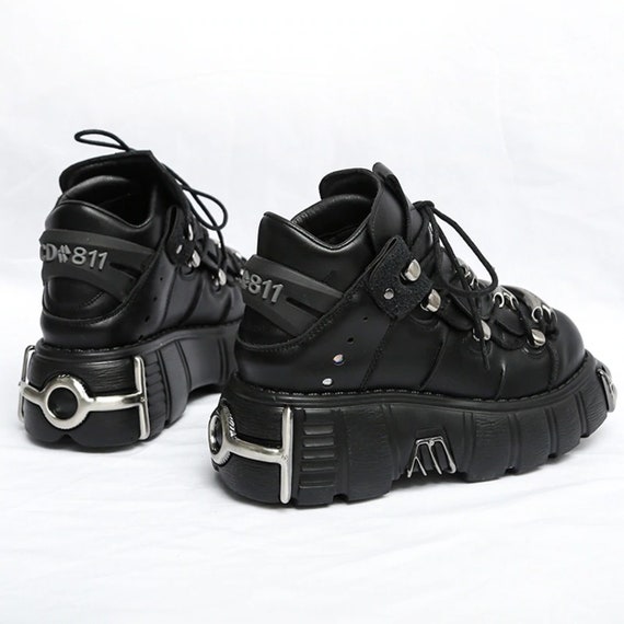 goth platform sneakers