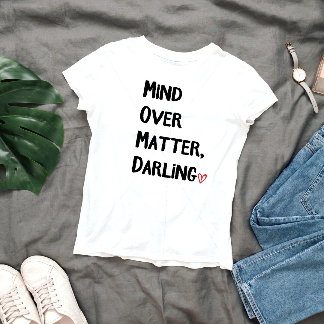 Mind Over Matter SVG, Inspirational Cut File, Motivational Design ...