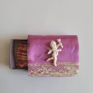 Vintage Homemade Folk Art Matchbox