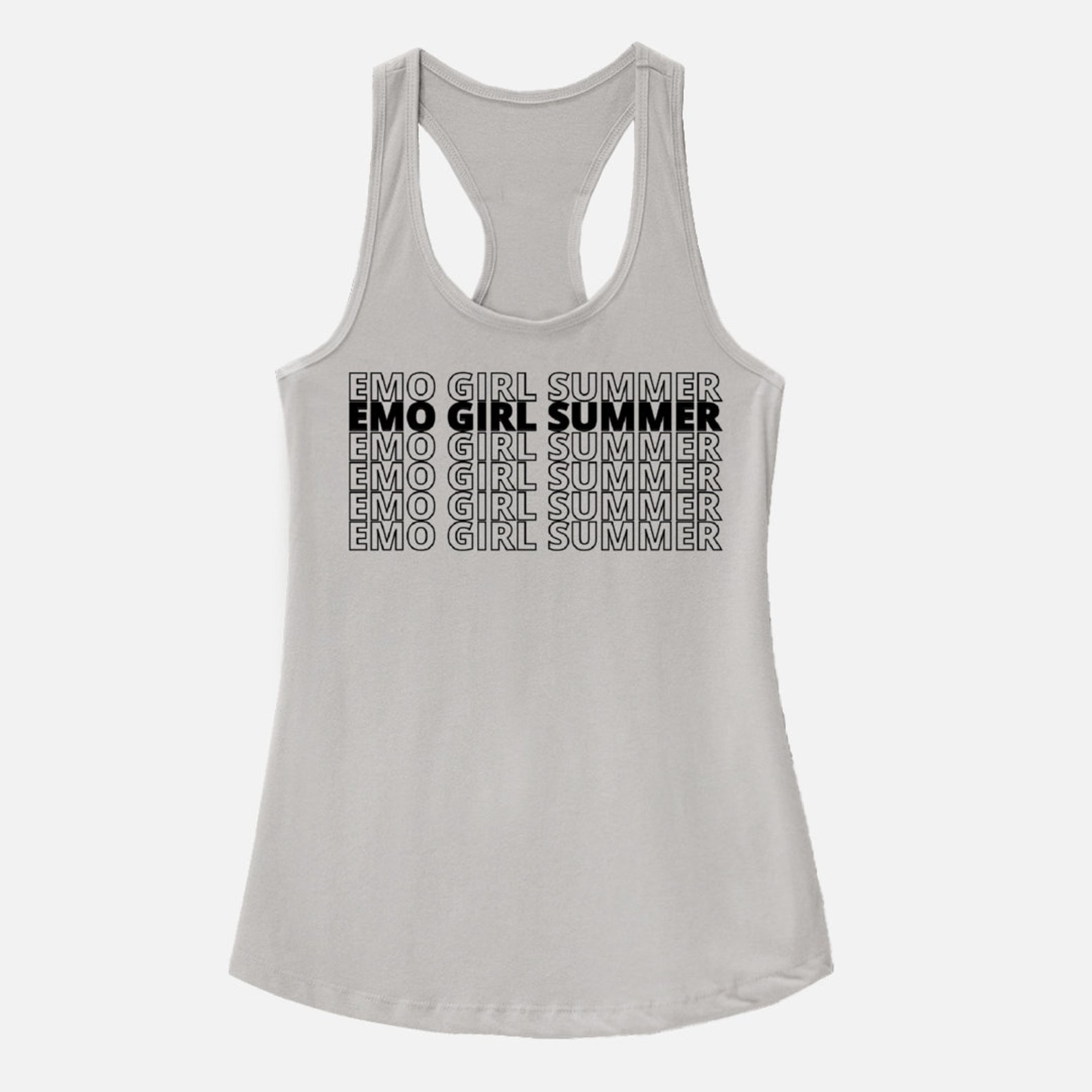 Emo Girl Summer Women's Racerback Tank Top Multi Etsy
