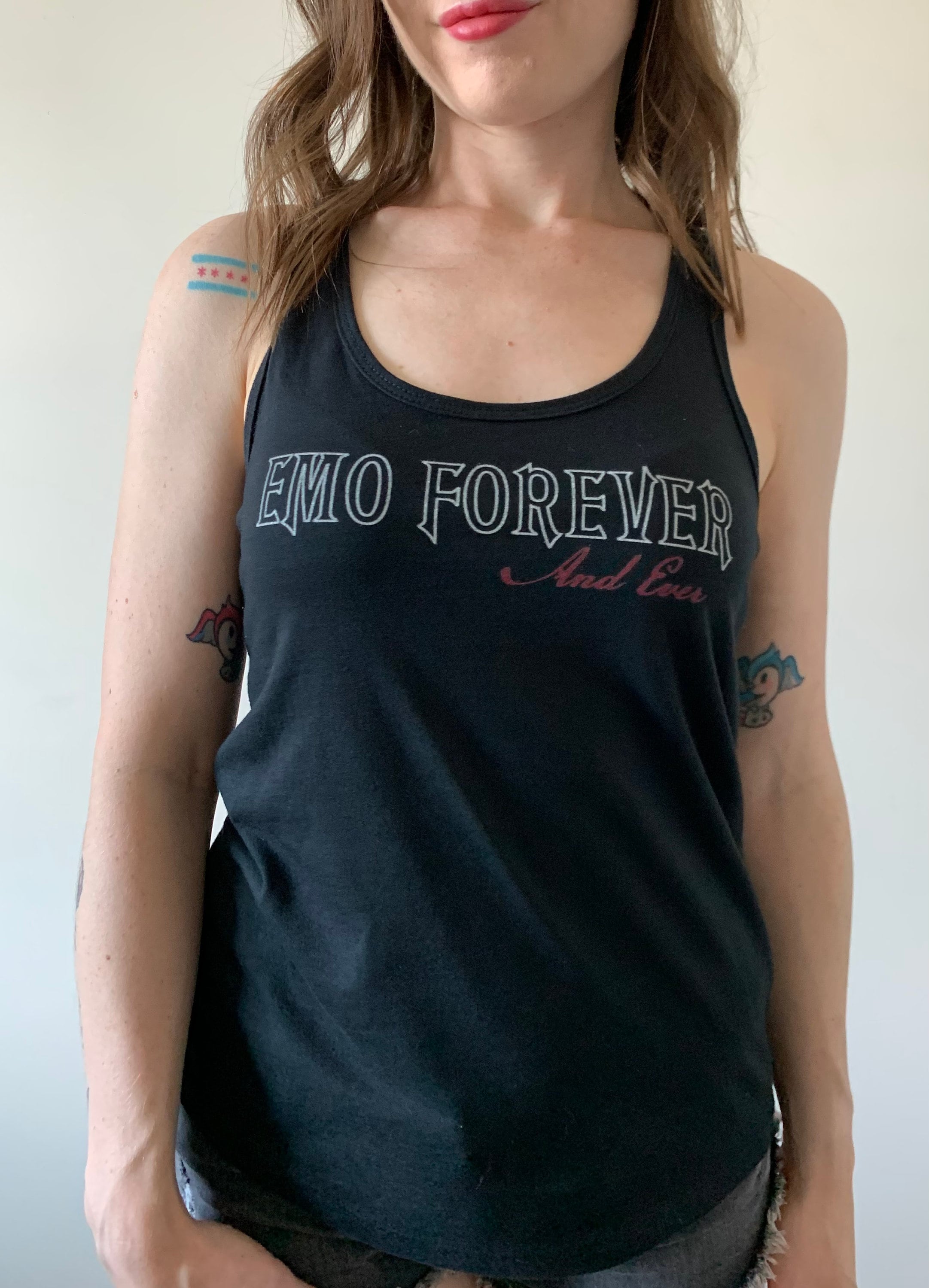 EMO FOREVER and Ever Women's Racerback Tank Top Emo Etsy