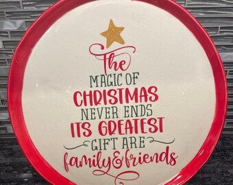 The Magic of Merry Christmas Platter- Extra Large