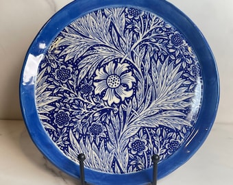 William Morris Platter- in Blue - Small