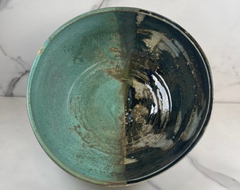 Atmospheric Effect Bowl in Aged Cooper and Black