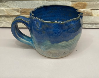 Ocean Beach Mug w/ waves