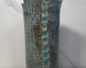 Hand-built Textured Vase