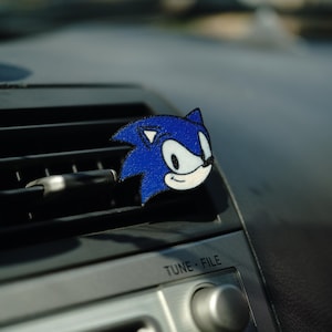 Sonic The Hedgehog Decorative Car Vent Clip