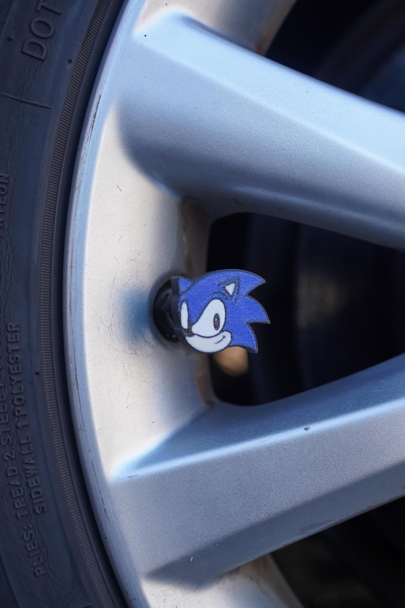 Sonic the Hedgehog Tire Valve Caps - Anime gift - Set of 4