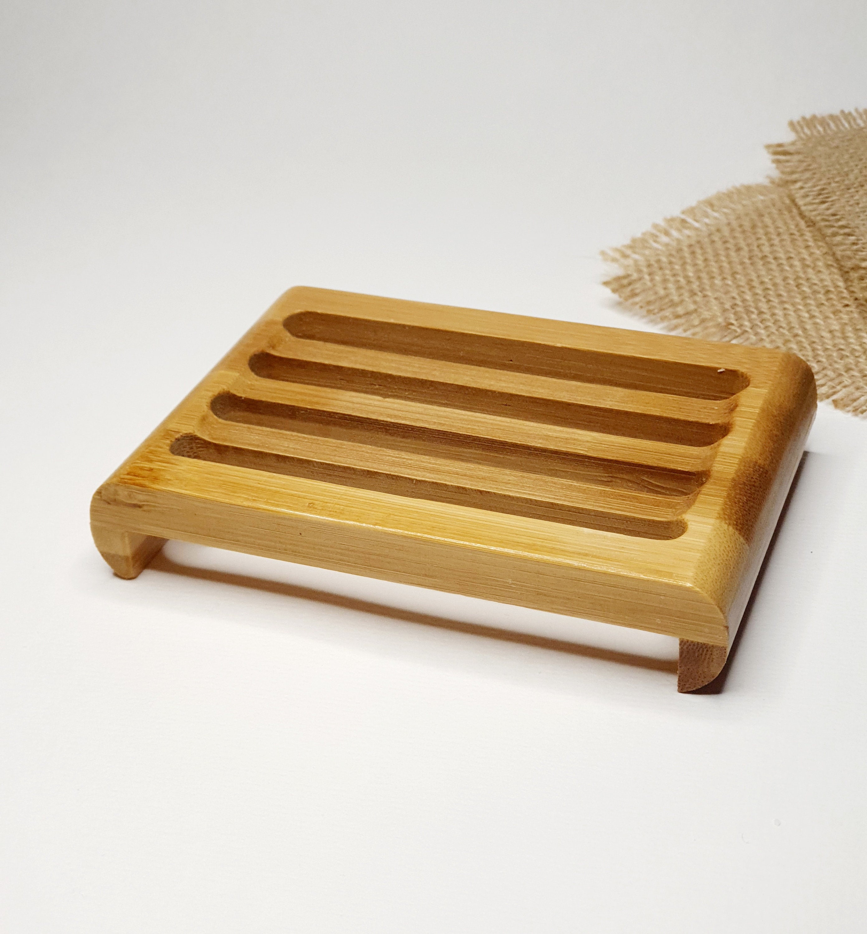 Bamboo Soap Dish Etsy