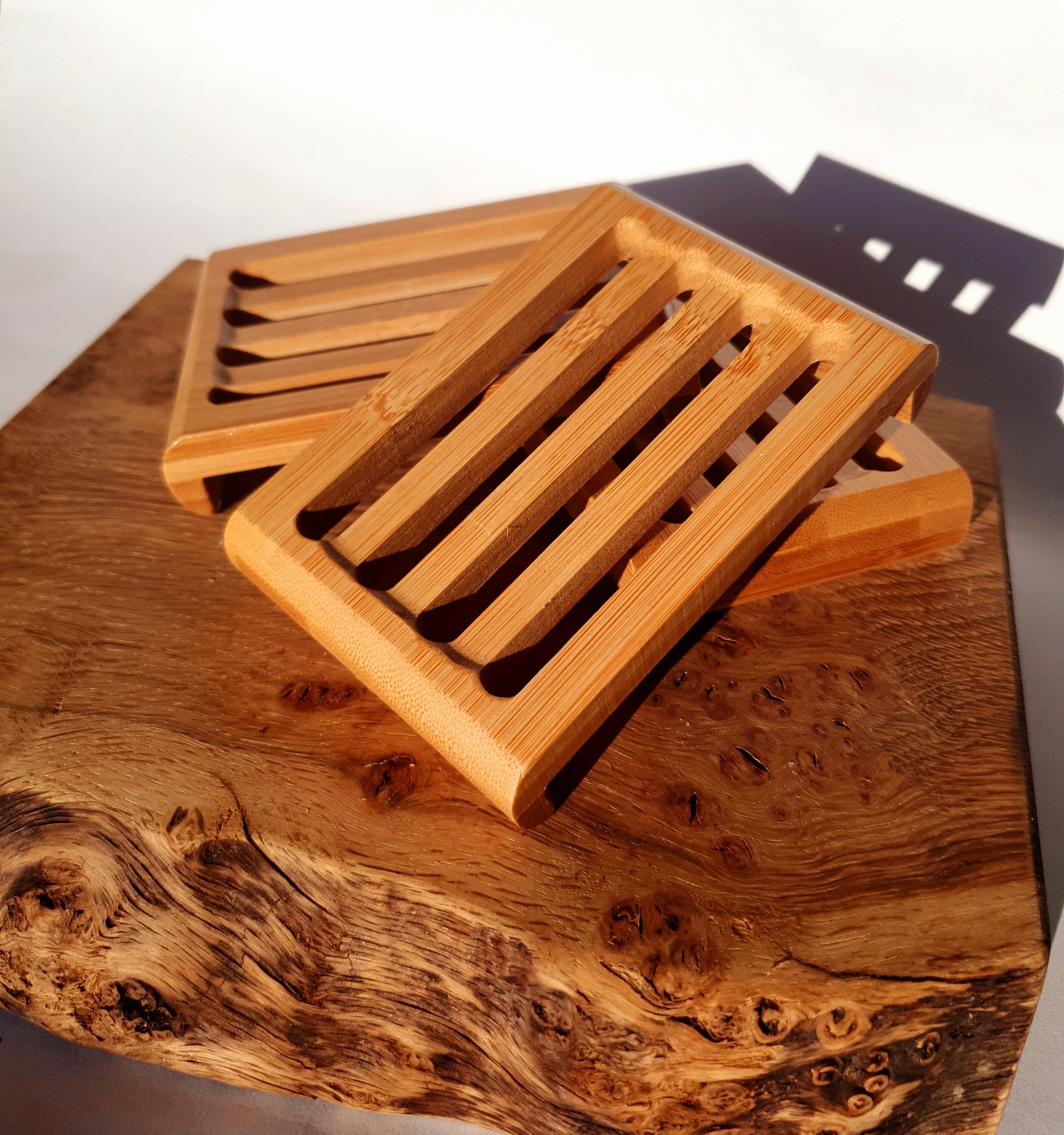 Bamboo Soap Dish Etsy
