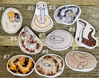 Ball Python Stickers | Etsy
