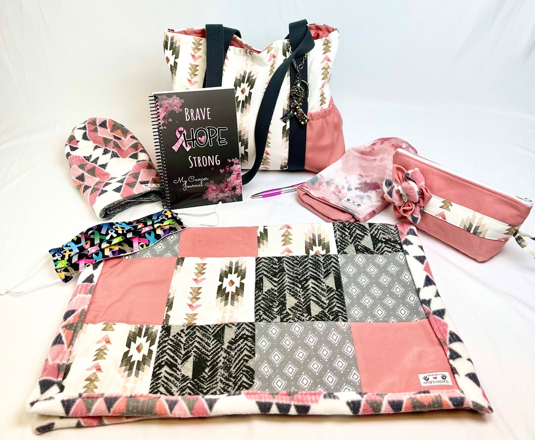 Cancer Chemo Care Package Aztec Tote Bag/accessories Care Bag Gift Set
